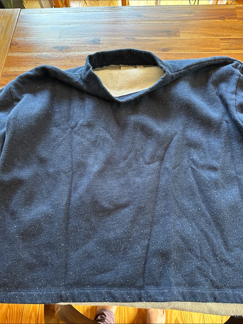 L.L. Bean Women's Navy Scoop-Neck Sweater